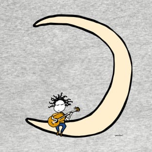 Moon and guitar T-Shirt